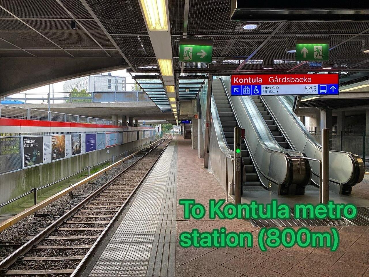 Modern Studio, Private Free Parking ,Near Metro เฮลซิงกิ ภายนอก รูปภาพ